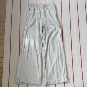 a new day Light Beige Wide Leg Elastic Waist Pants